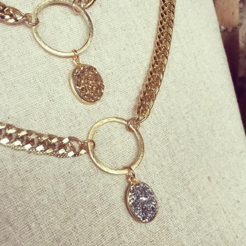 Stardust Druzy Choker